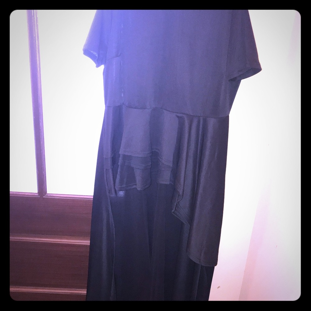Chic Black Layered Women's Tunic